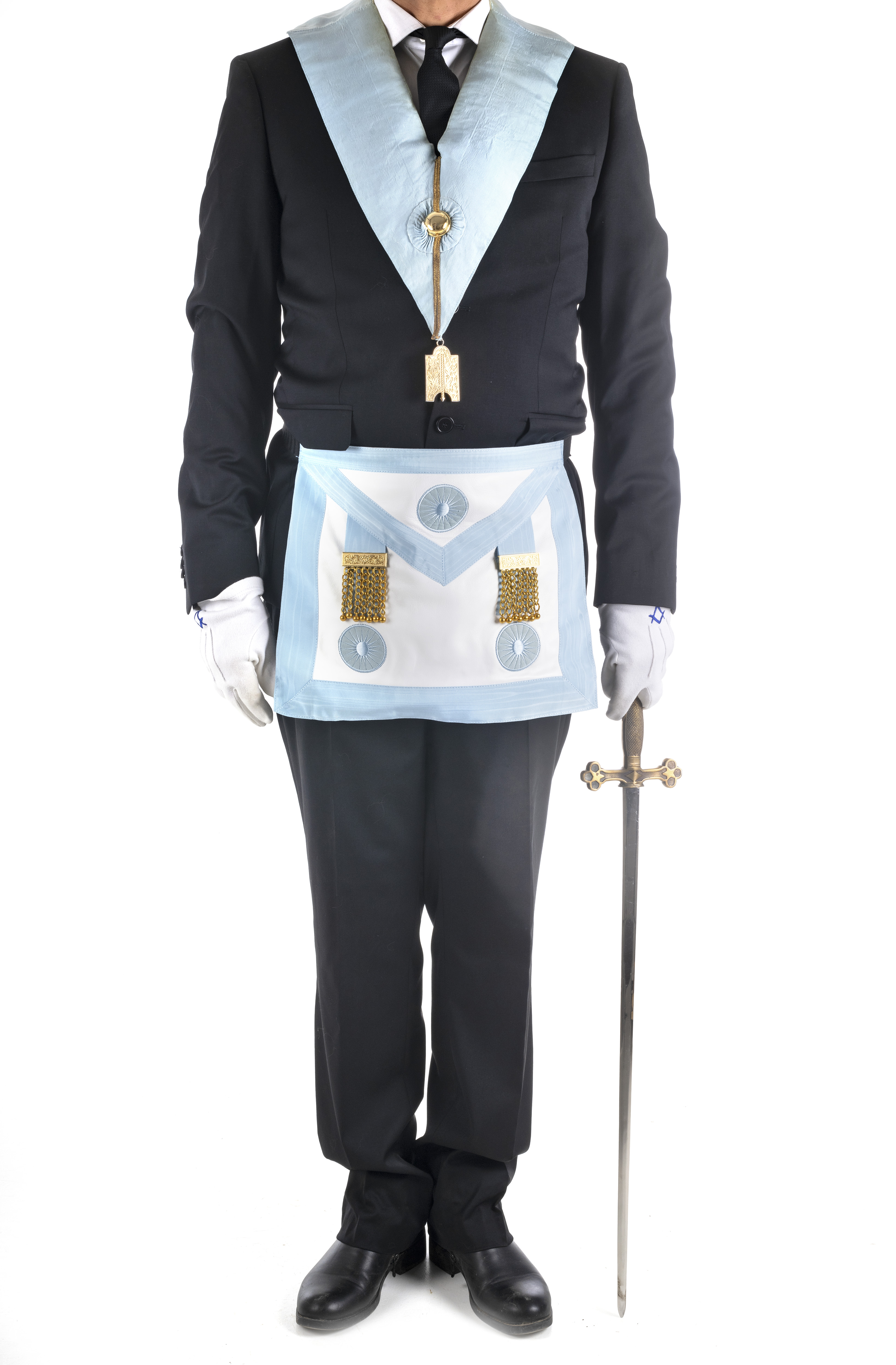 Freemason woth a sword